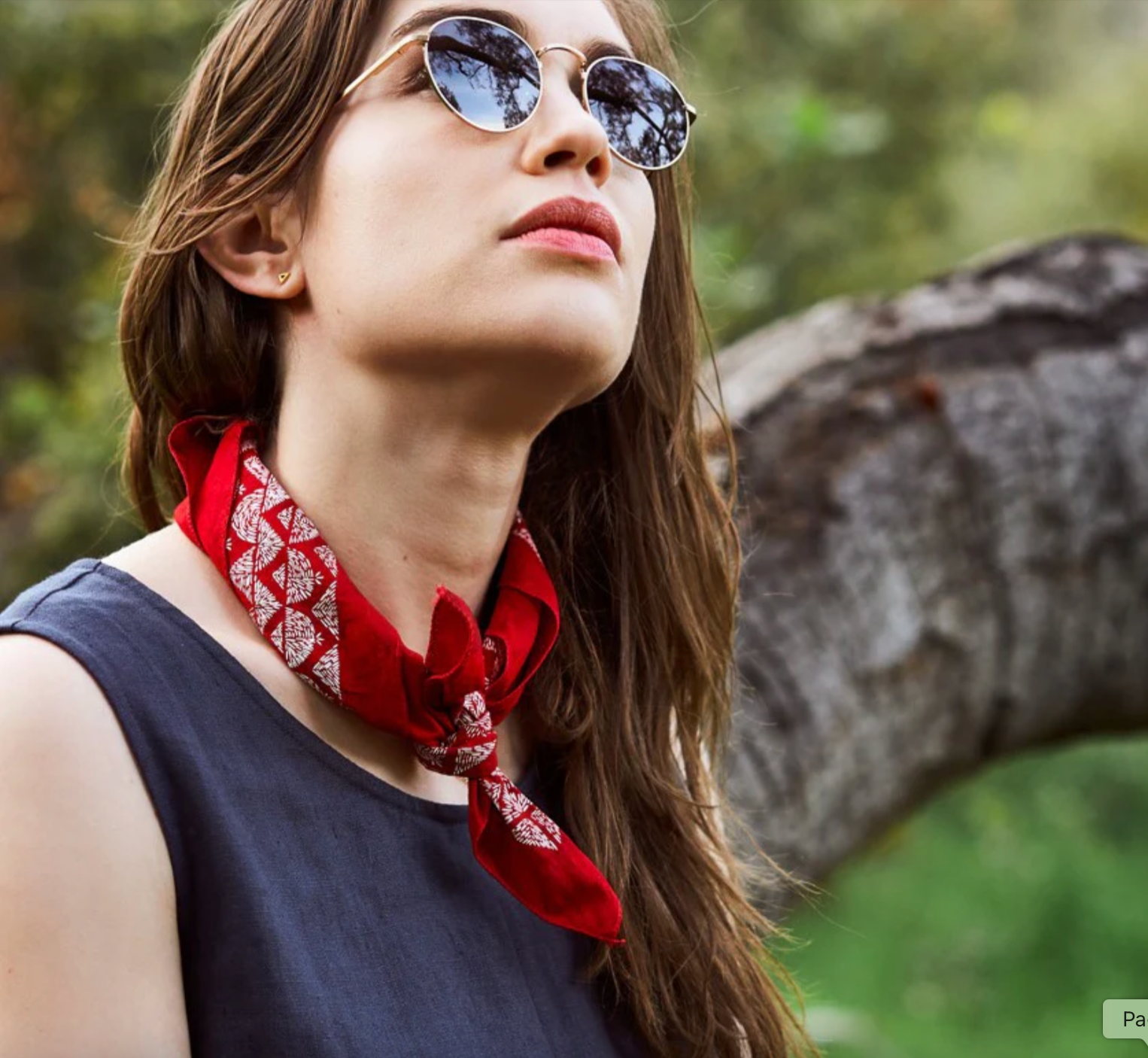 Ginew Medel Bandana Red
