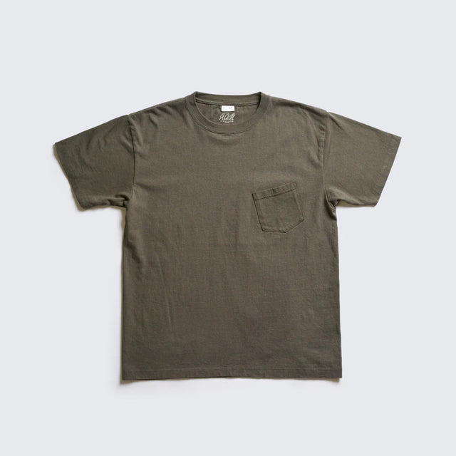 Addict Clothes Slanting Pocket Tee Army Green