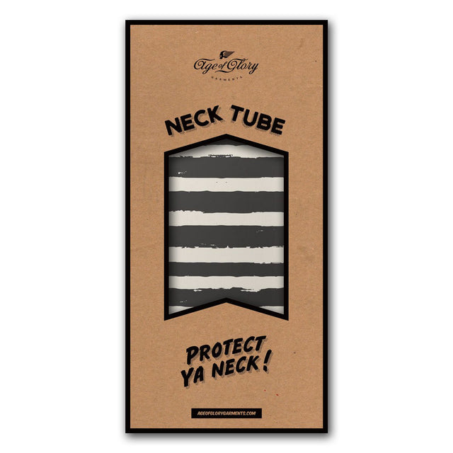 Age of Glory Painted Stripes Neck Tube Black/Off-White