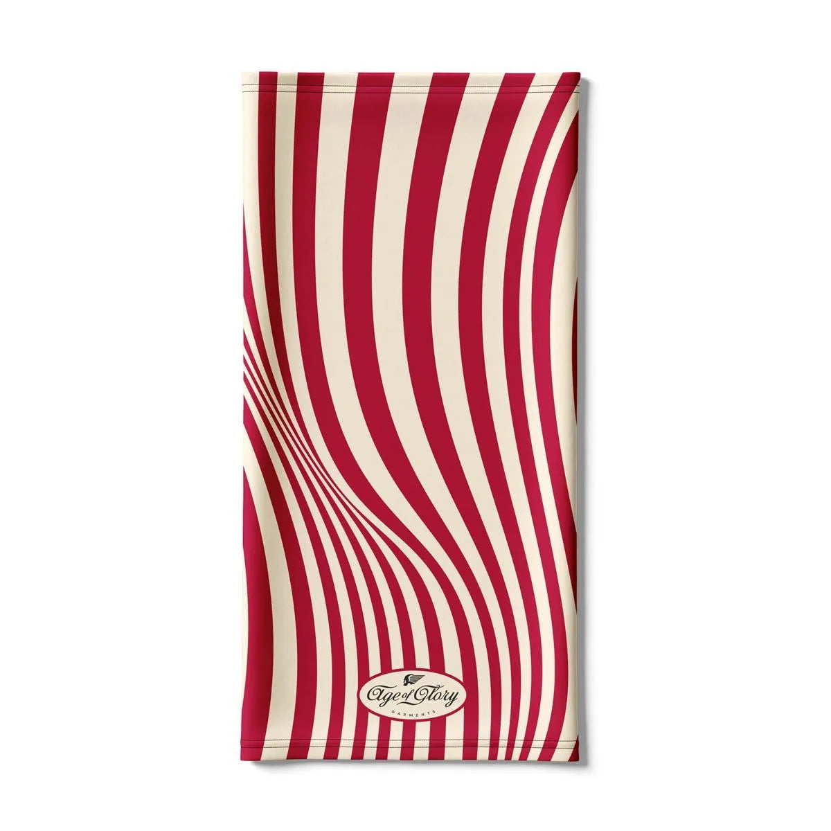 Age of Glory Striped Flag Neck Tube Red/Vanilla