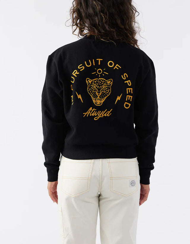 Atwyld In Pursuit Embroidered Sweatshirt Black
