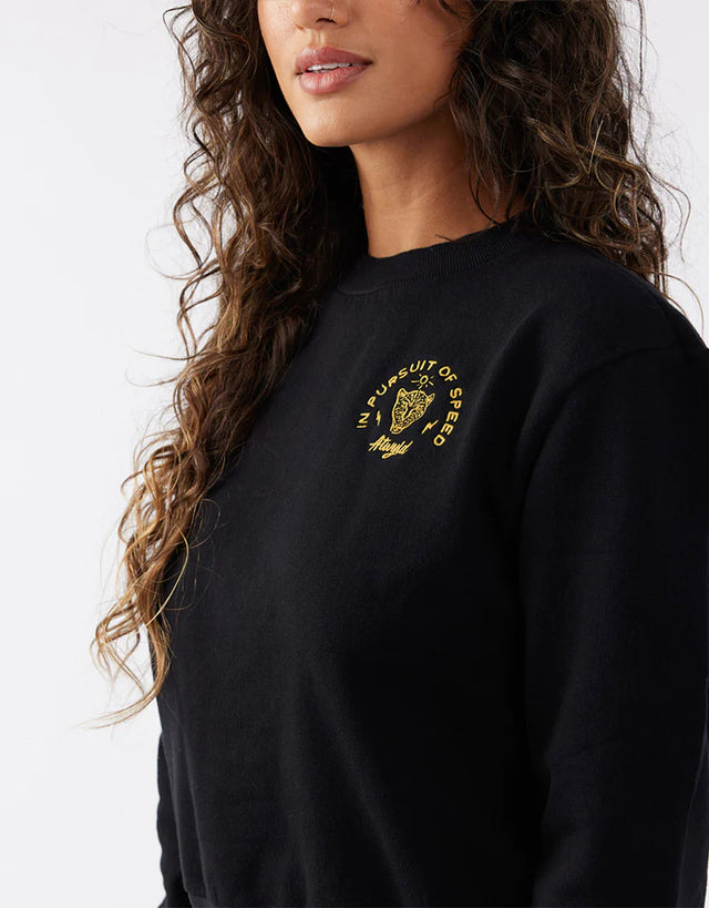 Atwyld In Pursuit Embroidered Sweatshirt Black