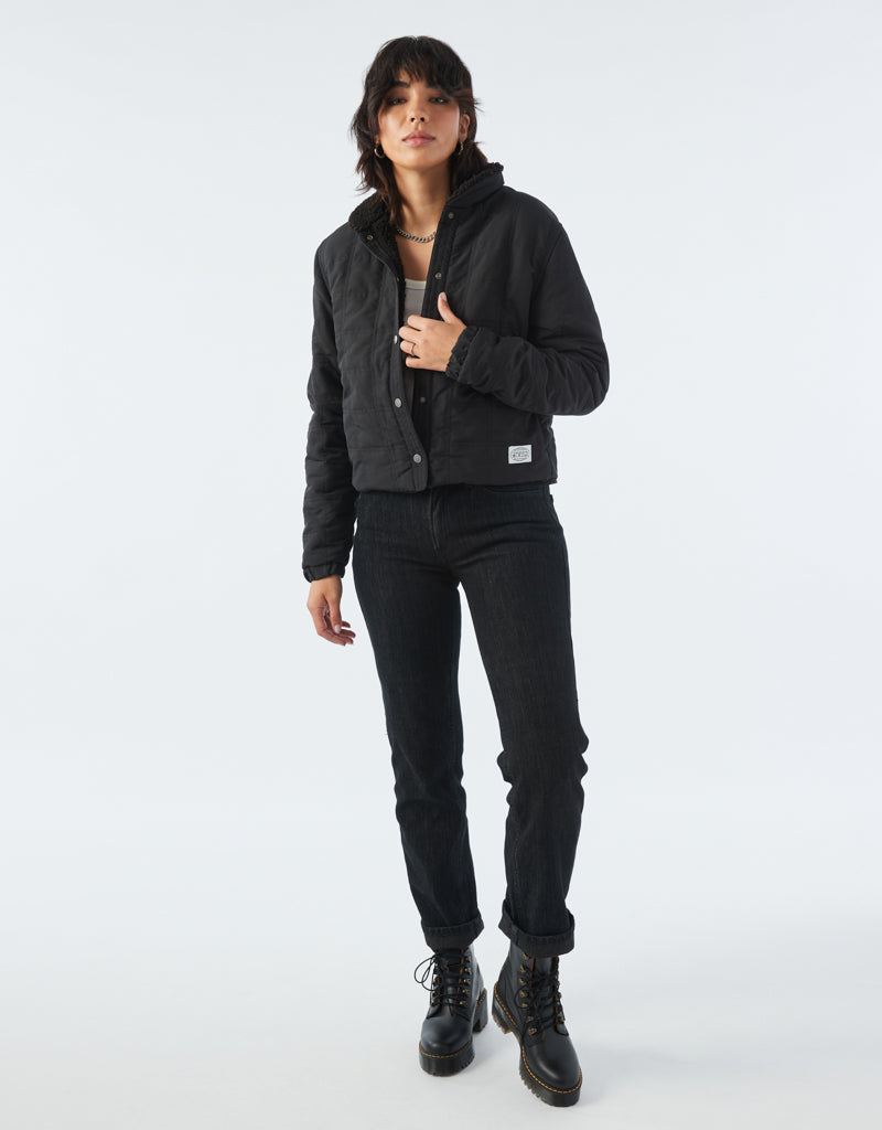 Atwyld Moonwalker Reversible Sherpa Jacket Black