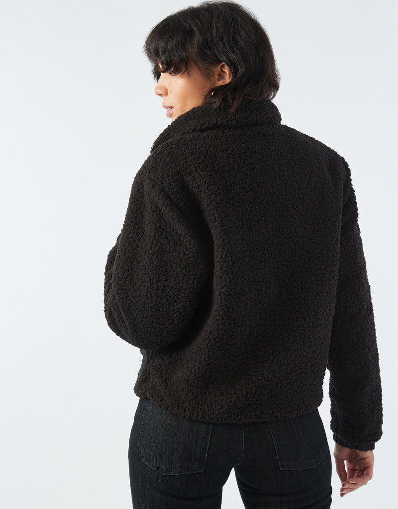 Atwyld Moonwalker Reversible Sherpa Jacket Black