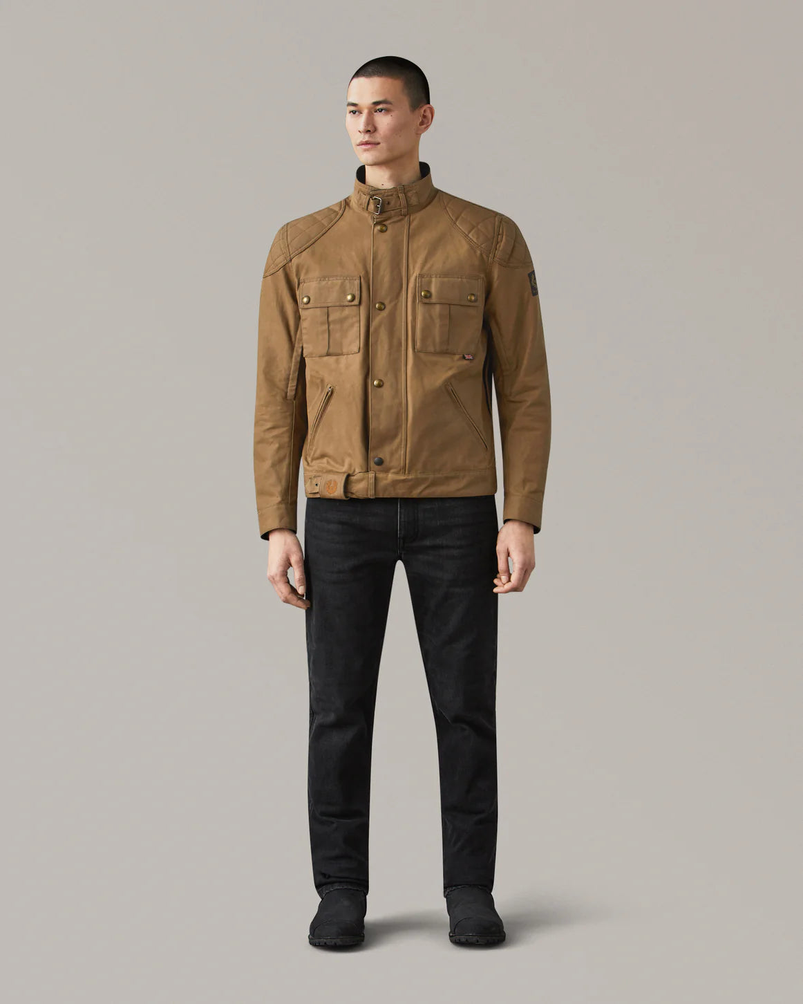 Belstaff Brookland Motorcycle Jacket Sand