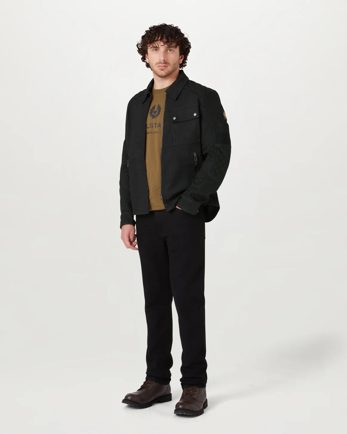 Belstaff Outrider Motorcycle Overshirt Black
