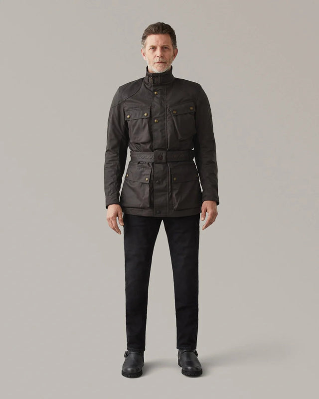 Belstaff Trialmaster Motorcycle Jacket Mahogany