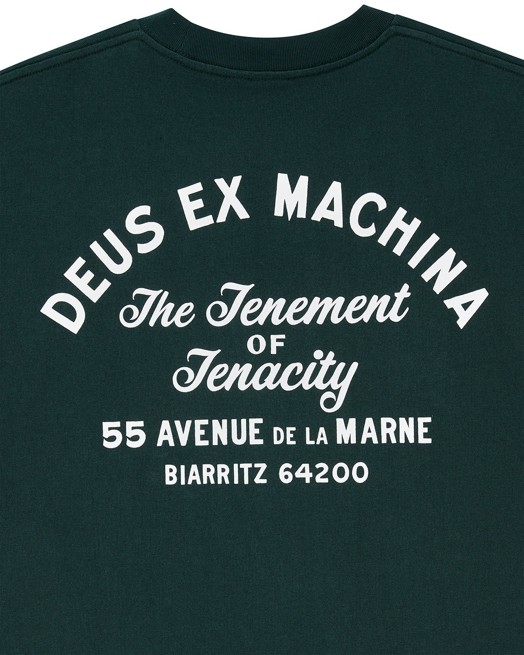 Deus Ex Machina Biarritz Sign Tee Racing Green