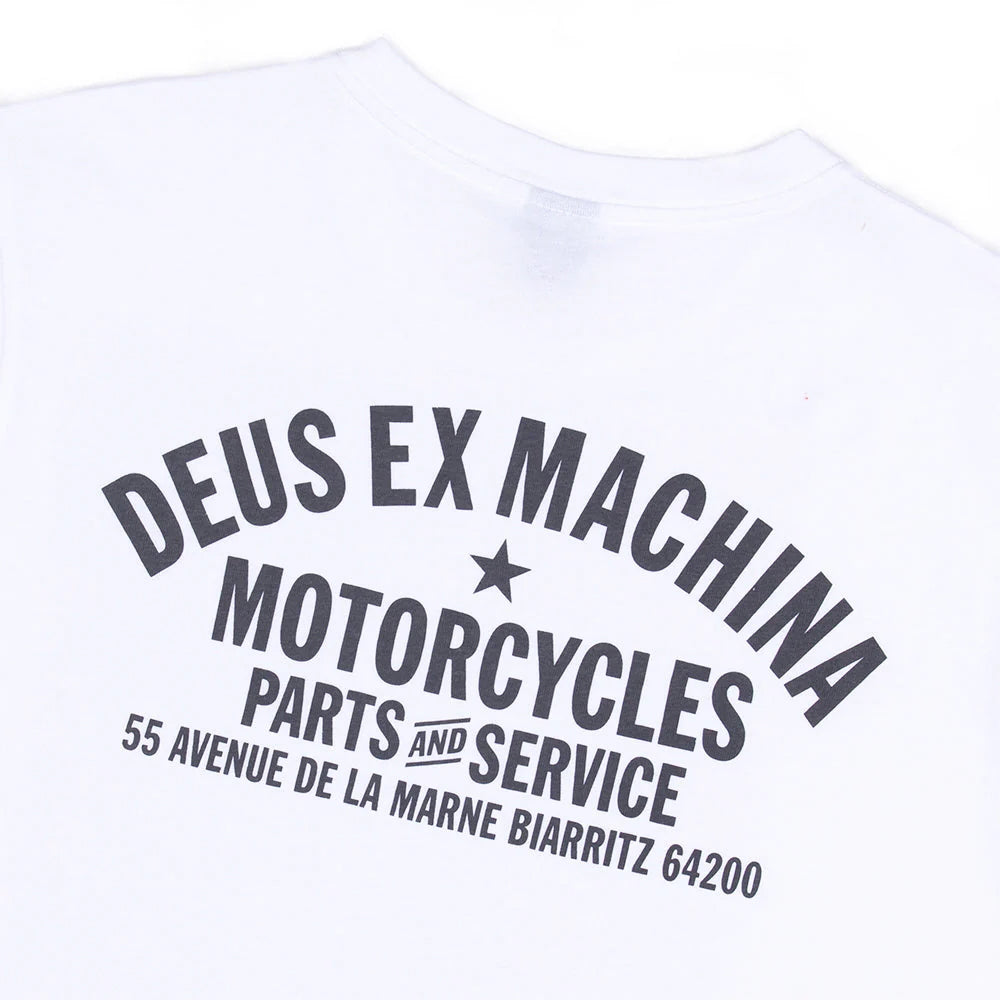 Deus Ex Machina Biarritz Address Tee White