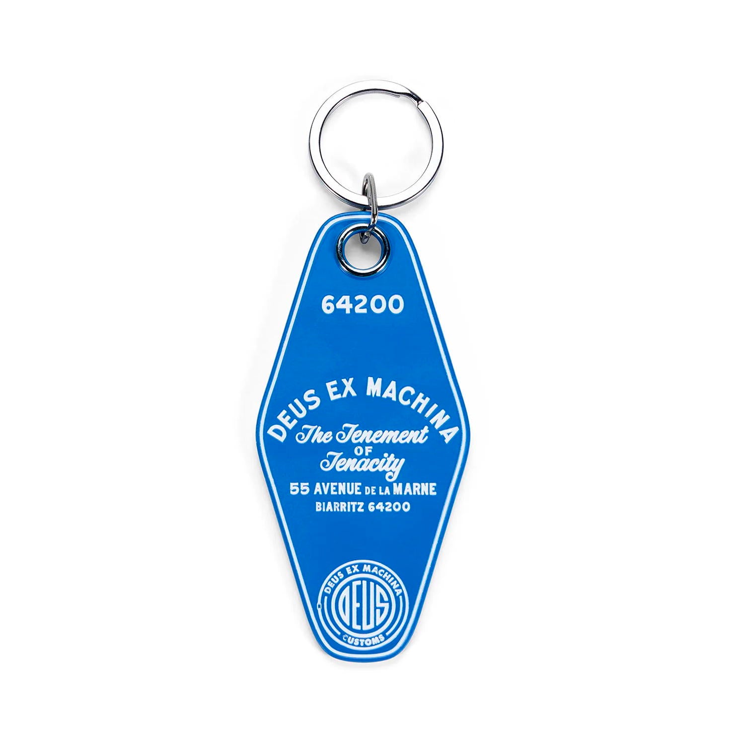 Deus Ex Machina Biarritz Metal Key Tag Daphne Blue