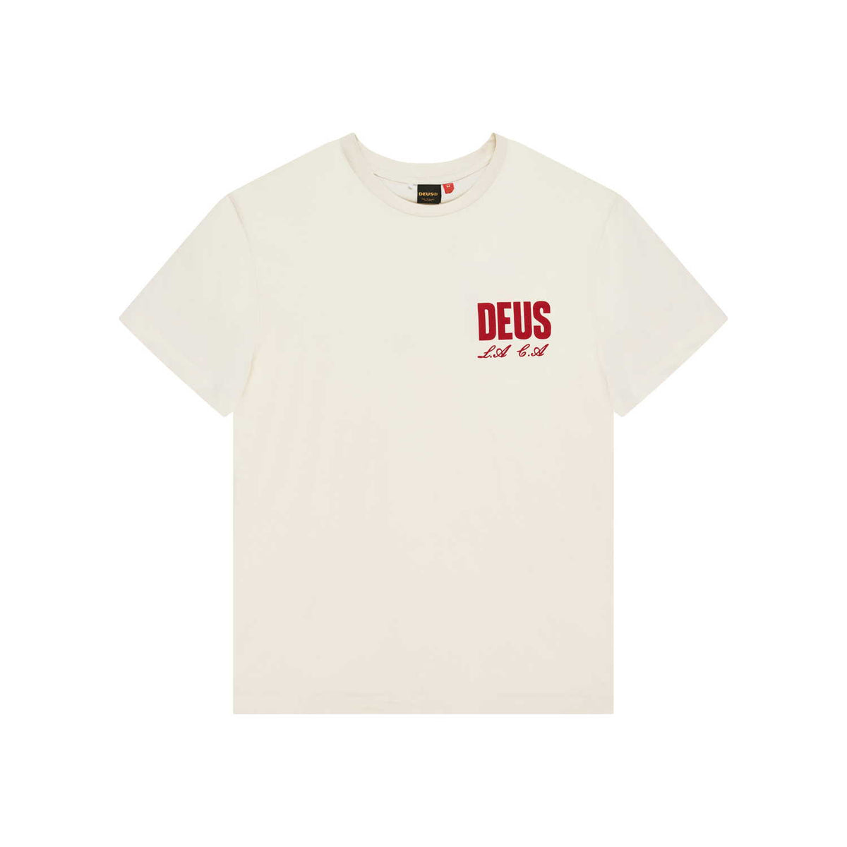 Deus Ex Machina Cutaway Tee Vintage White