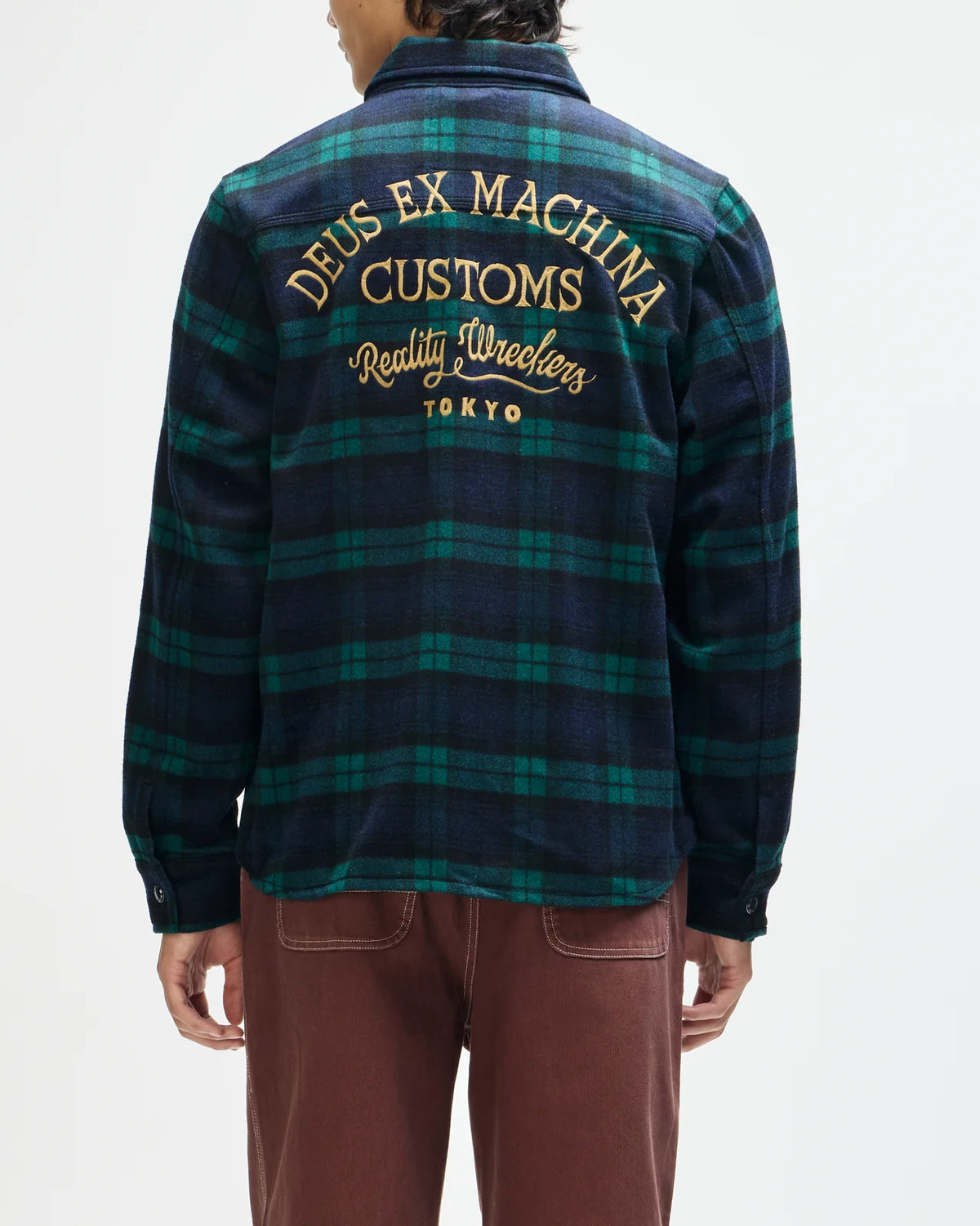 Deus Ex Machina Maxwell Check Shirt Green