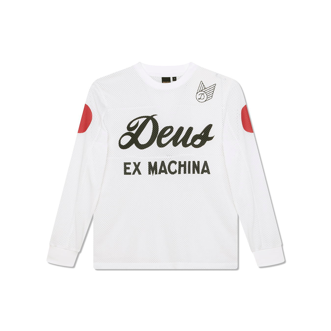 Deus Ex Machina Saber Moto Jersey Vintage White