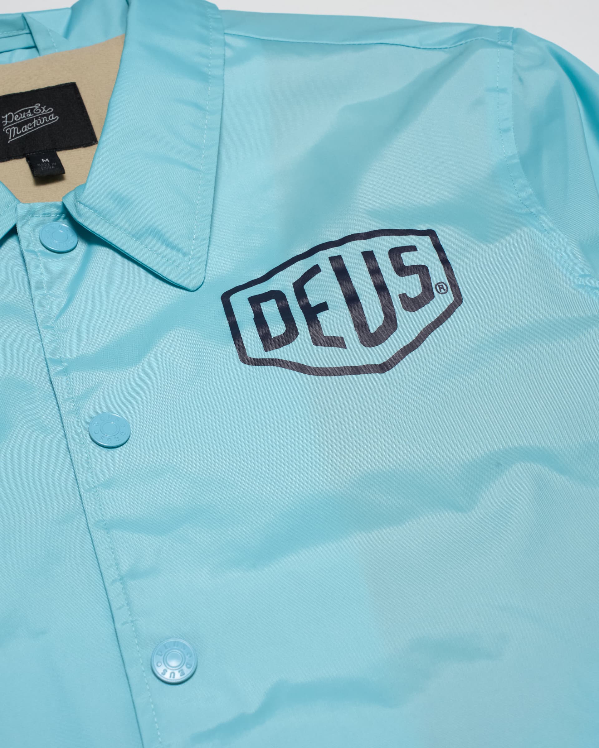 Deus Ex Machina Venice Coach Jacket Sky Blue