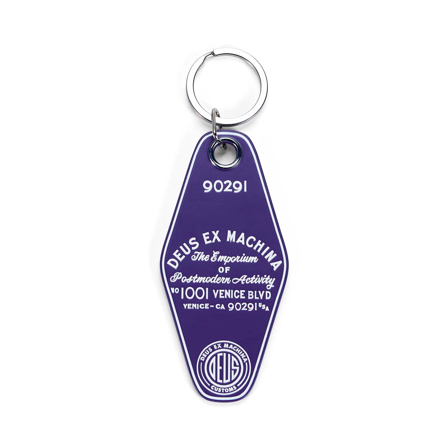 Deus Ex Machina Venice Metal Key Tag Violet Indigo
