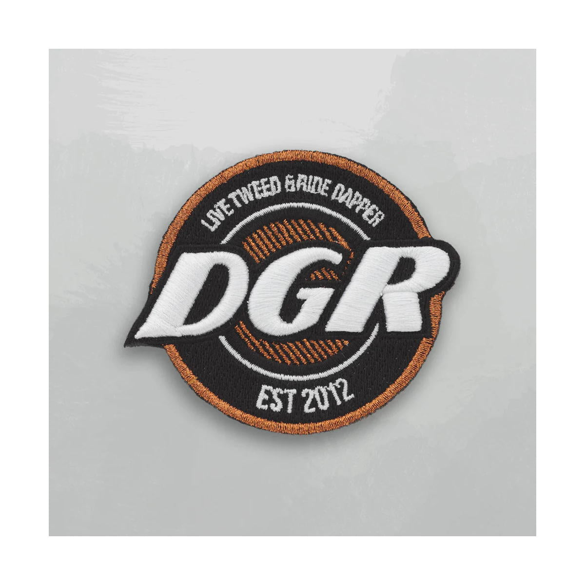 DGR Stamped Logo Patch Black/Gold