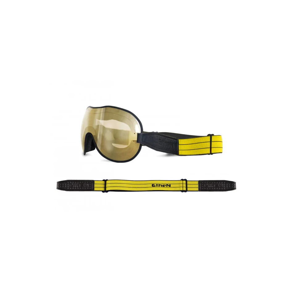 ethen scrambler goggles MC glasses Ethen Café Racer Yellow Black – The Occasional Rider