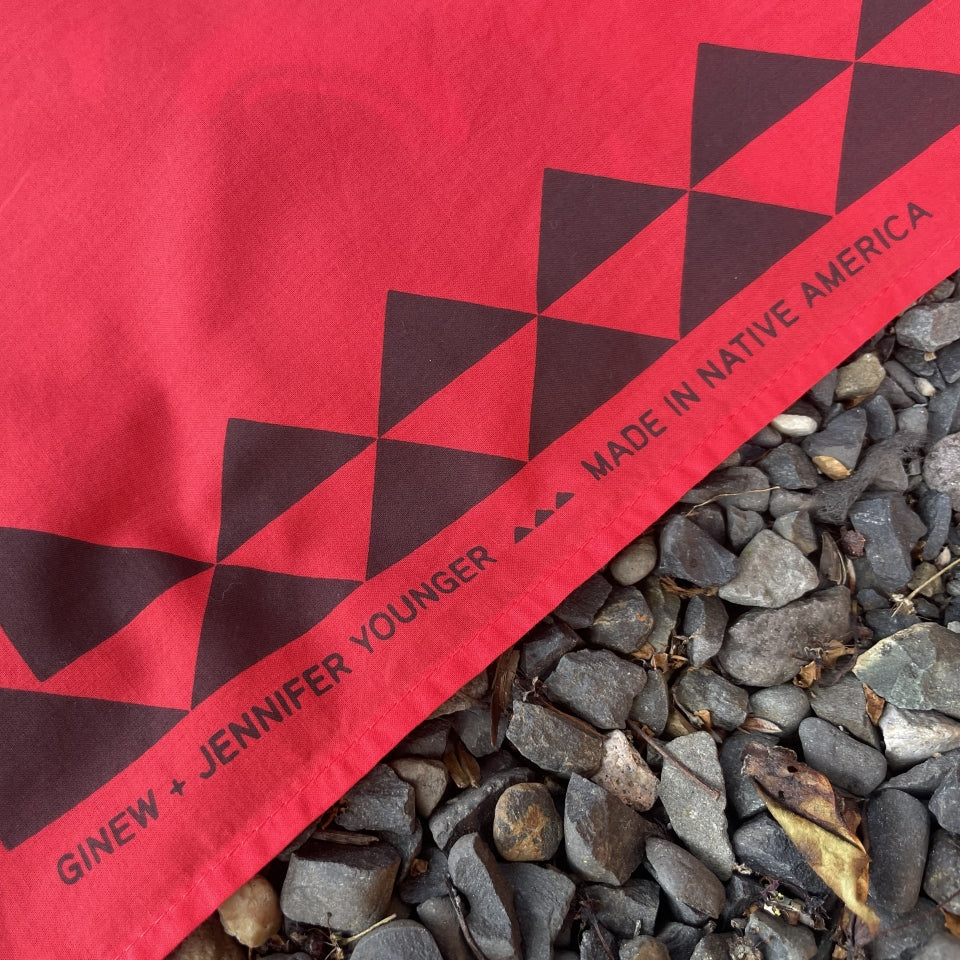 Ginew + Jennifer Younger Raven Bandana Red