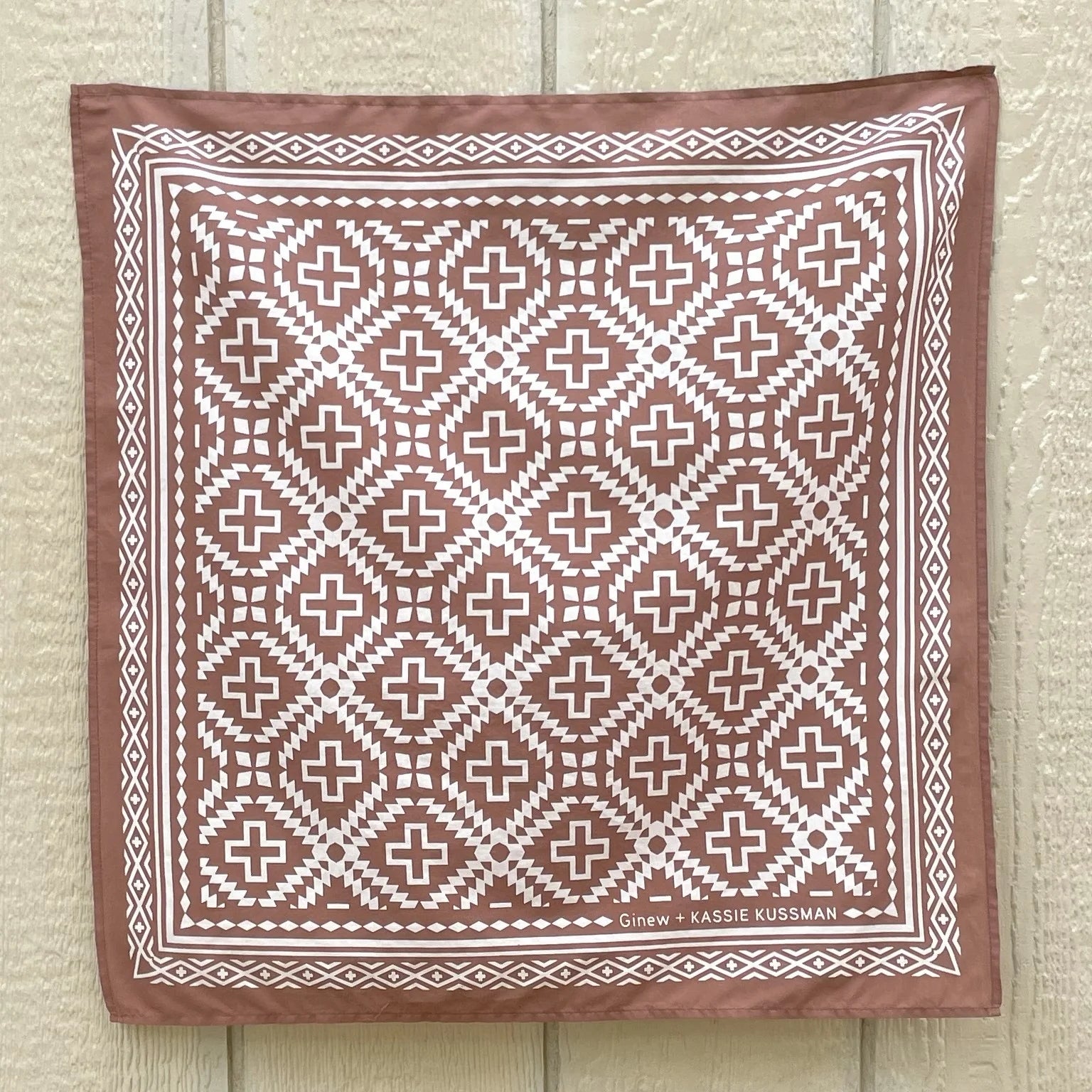 Ginew + Kassie Kussman Stars On the Mountain Bandana Brown