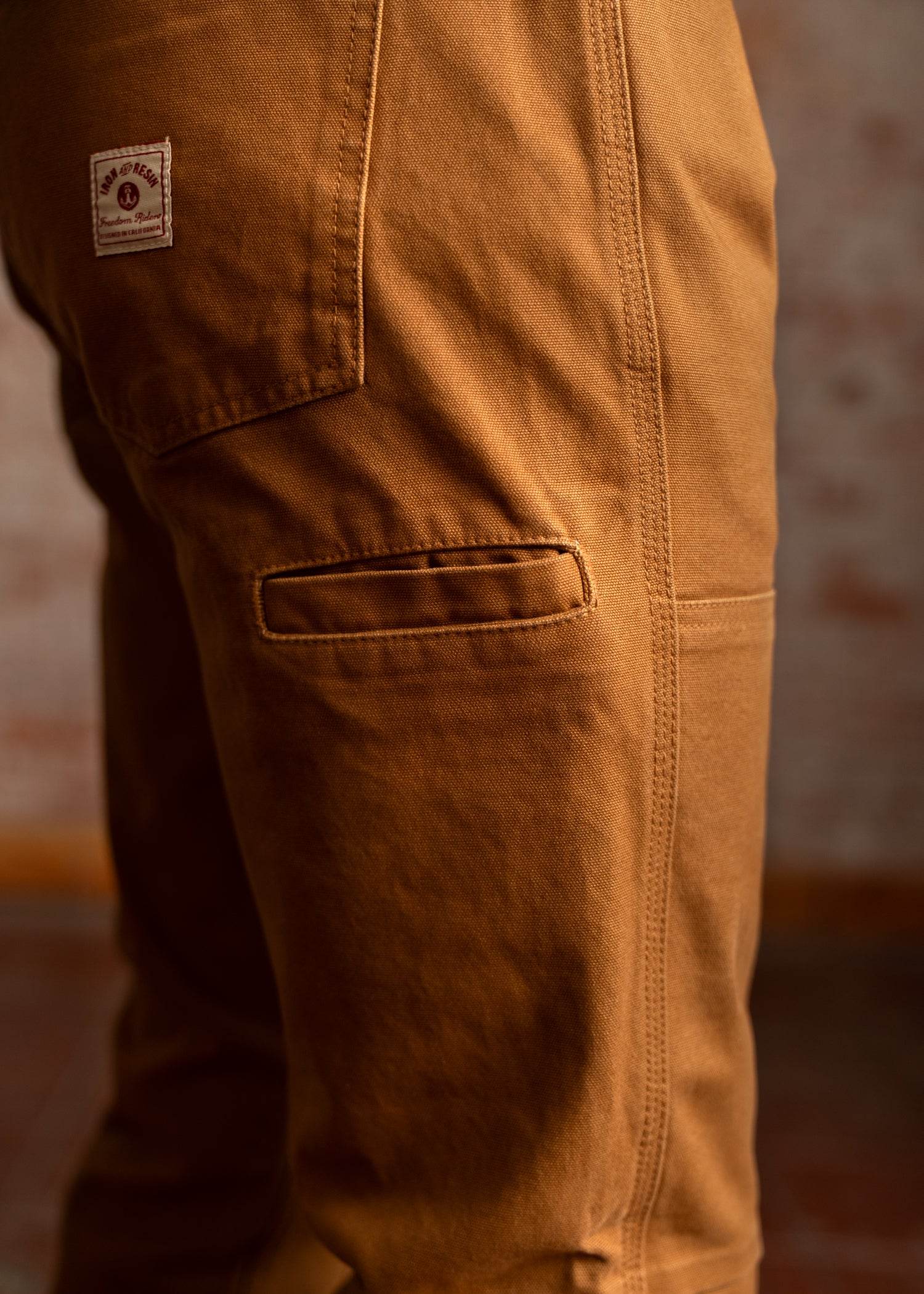 Iron And Resin Anvil Work Pants Cognac