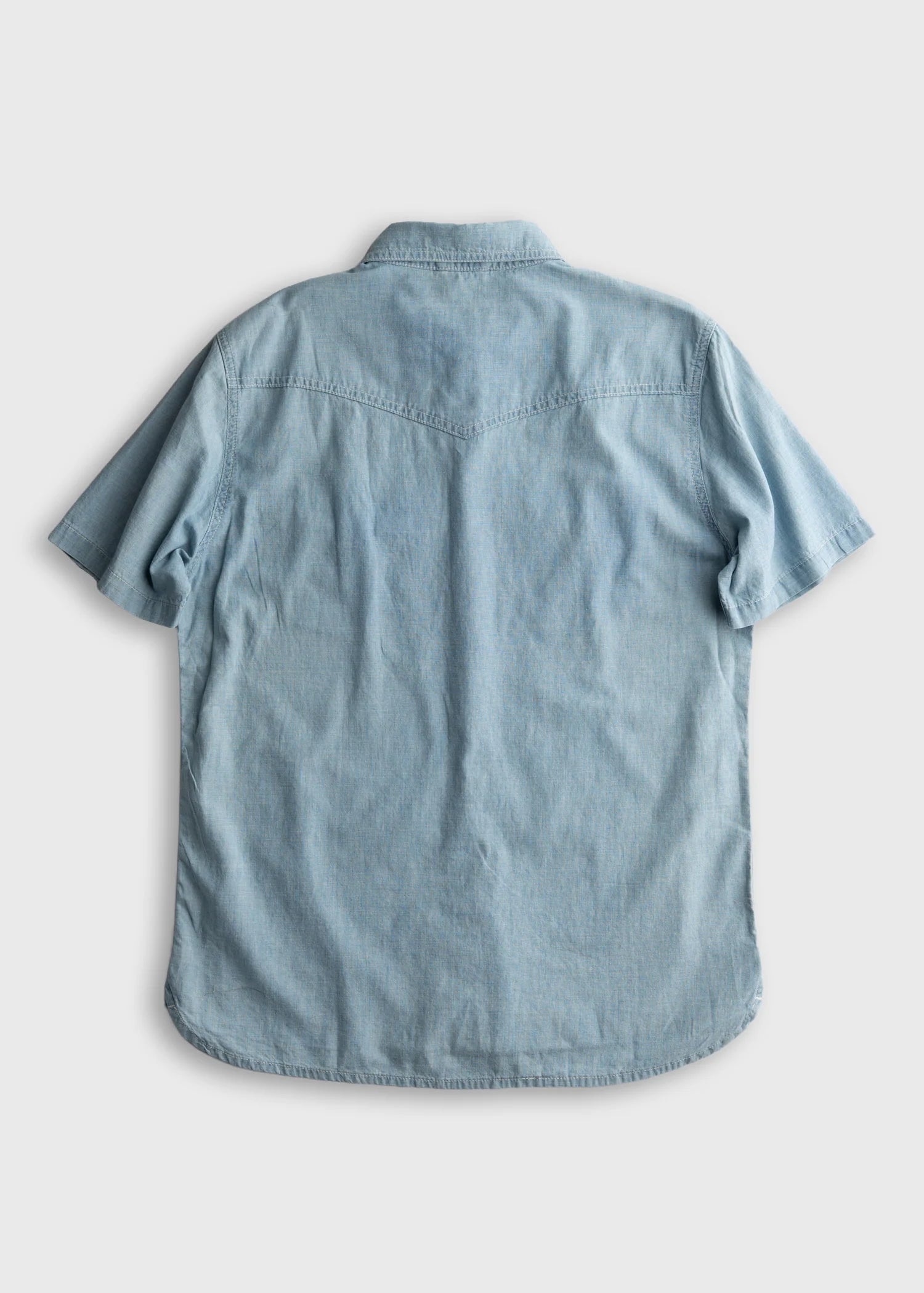 Iron And Resin Badwater Short Sleeved Shirt Blue