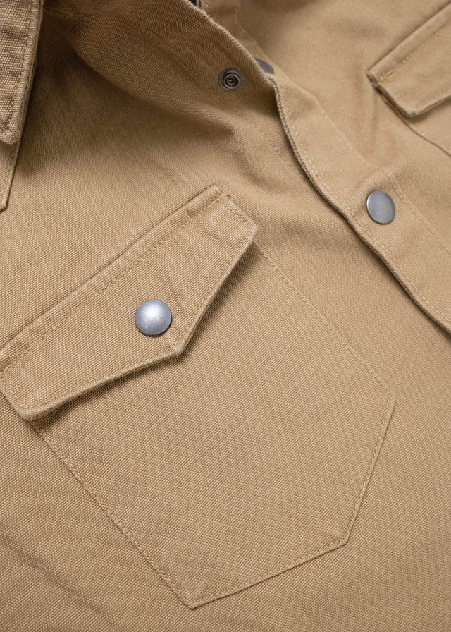 Iron And Resin Fenceline Shirt Field Tan