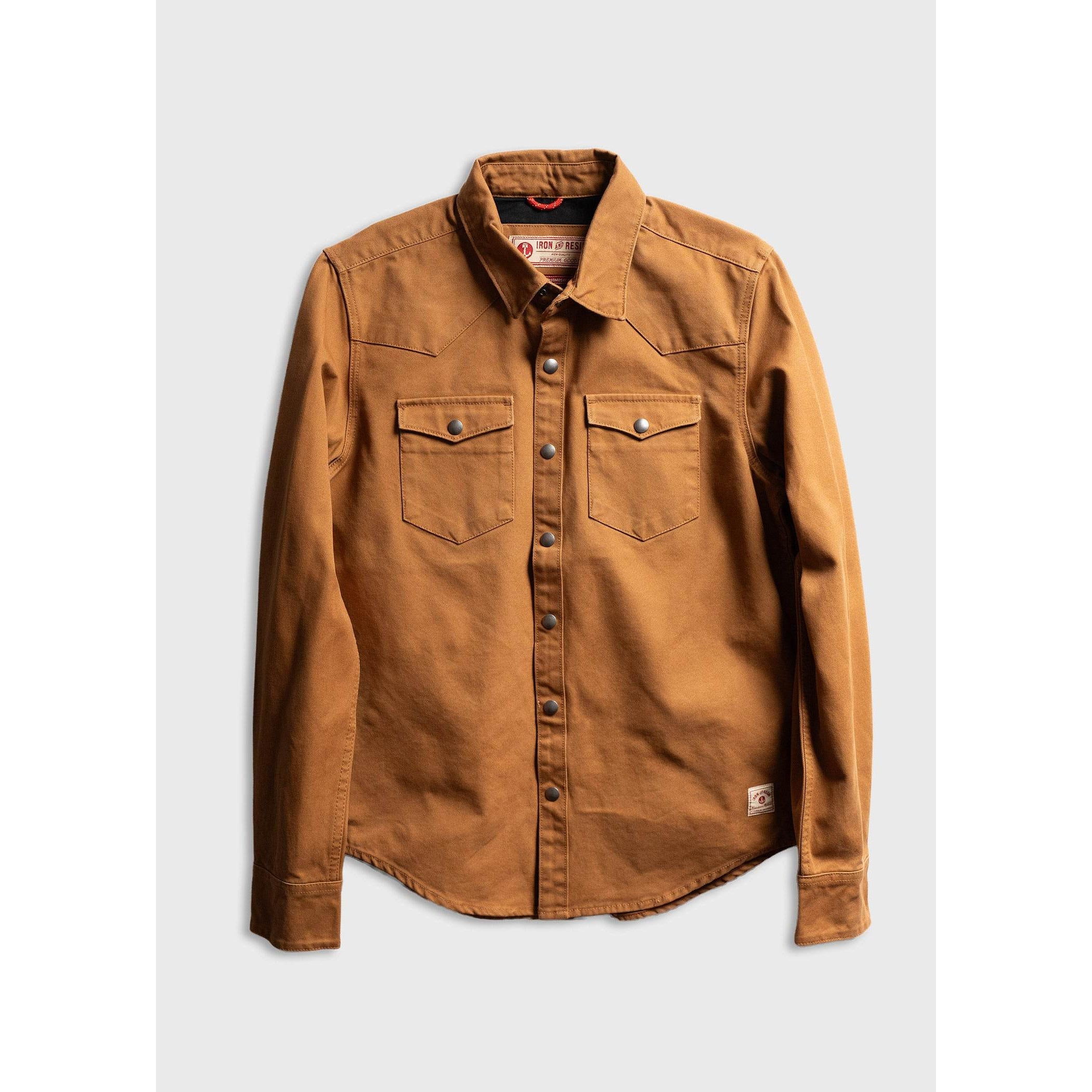 Iron And Resin Fenceline Shirt Cognac