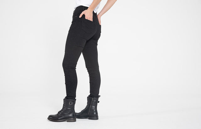 John Doe Ruby Women Riding Jeans Black