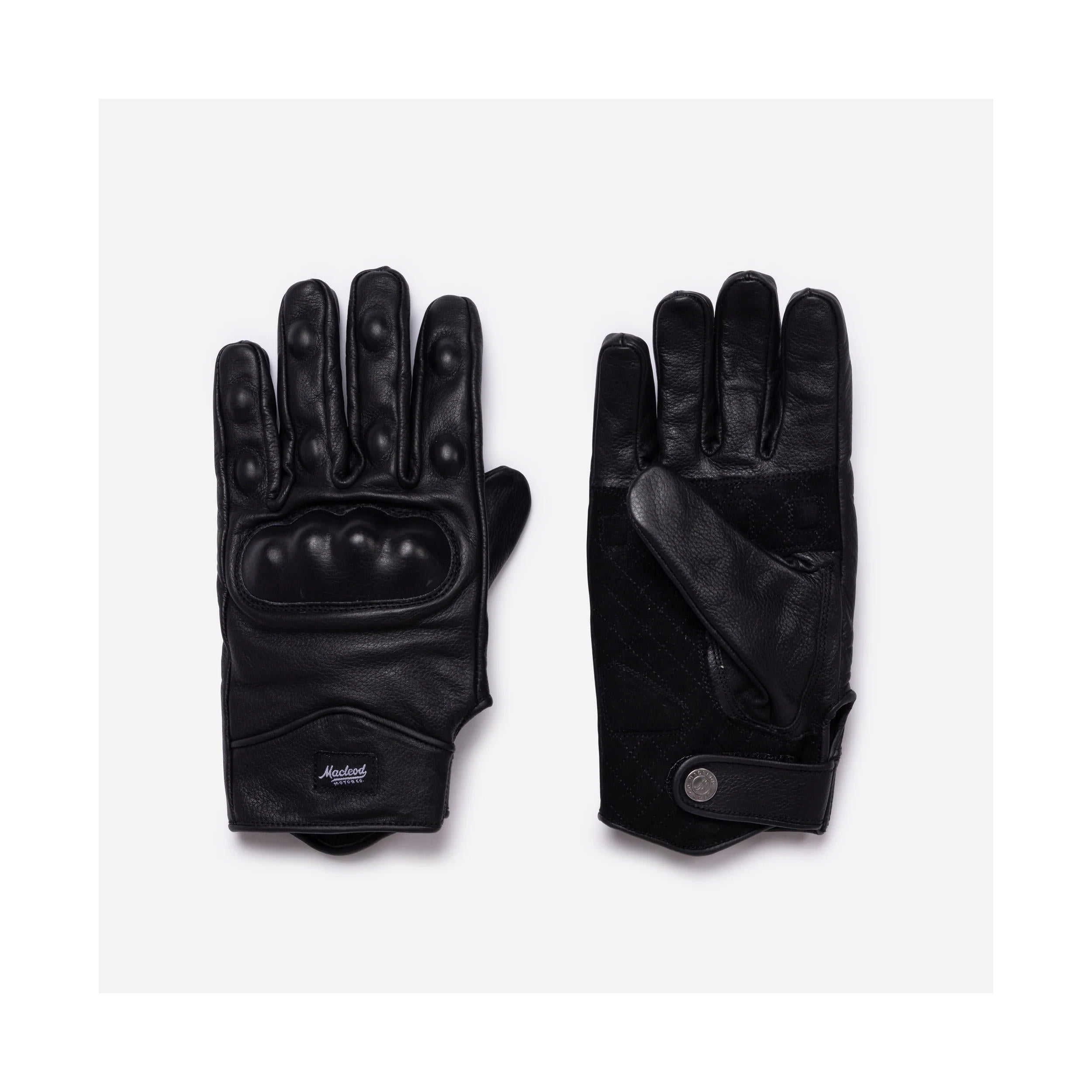 Macleod Rebel Full Protection Gloves Black