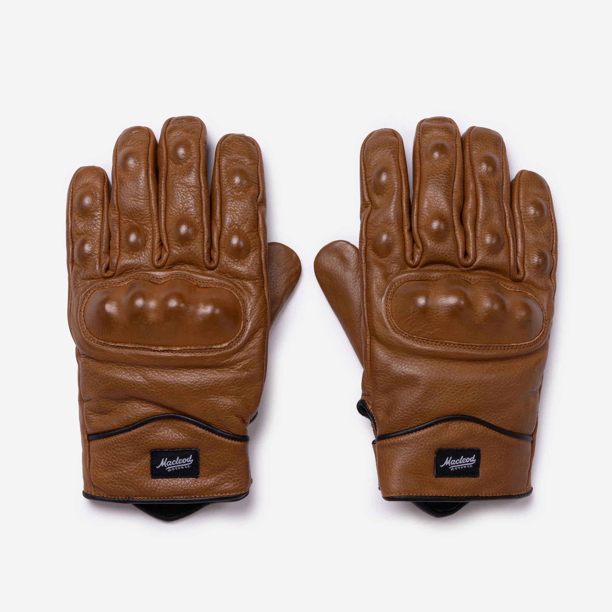 Macleod Rebel Full Protection Gloves Brown