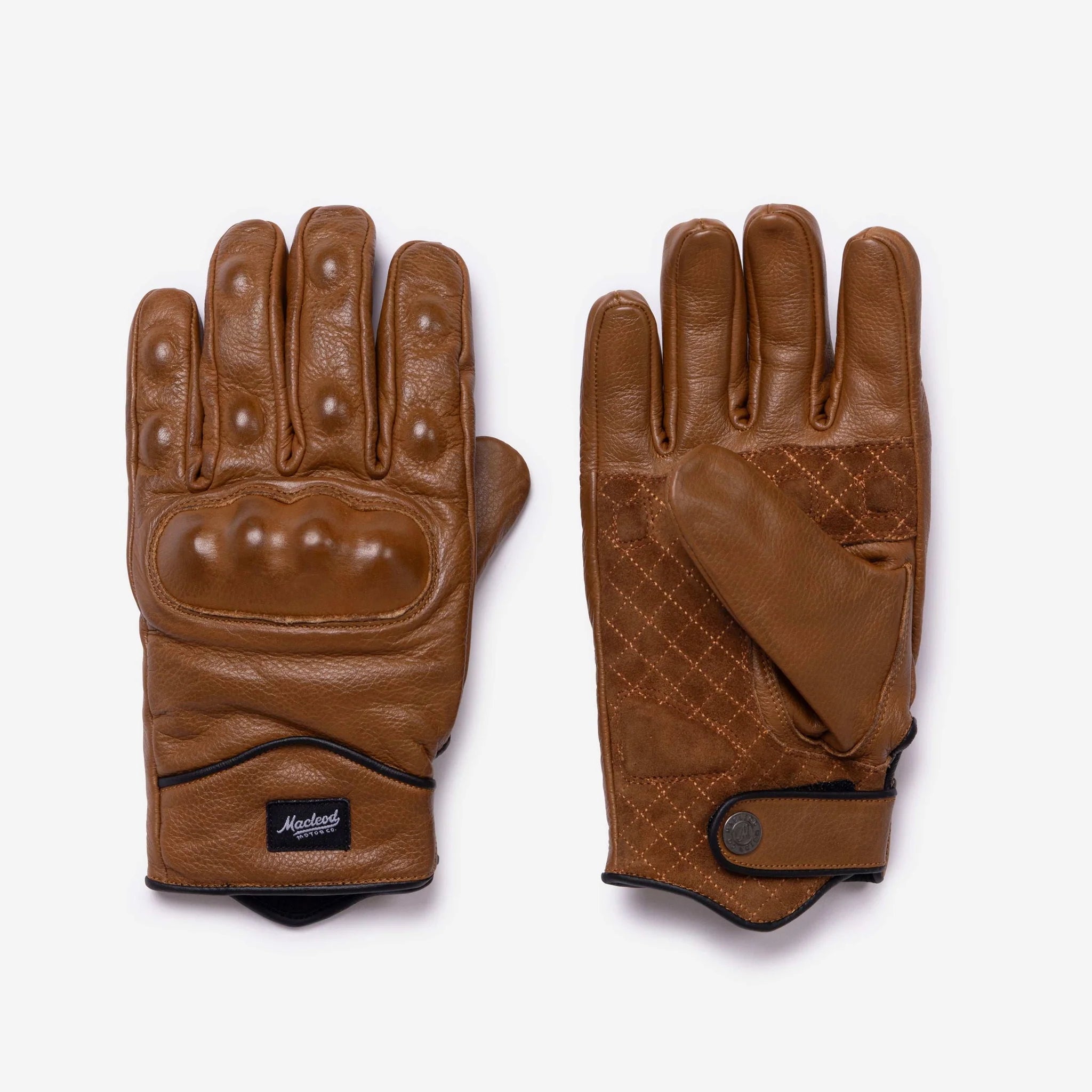 Macleod Rebel Full Protection Gloves Brown