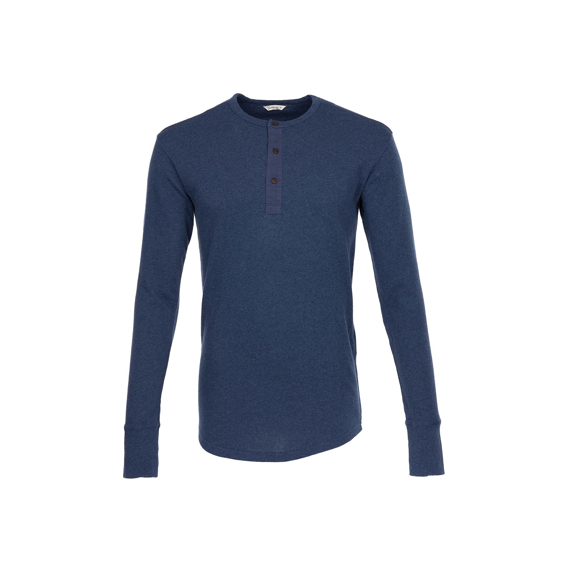 Pike Brothers 1927 Henley Long Sleeve Shirt Indigo Melange