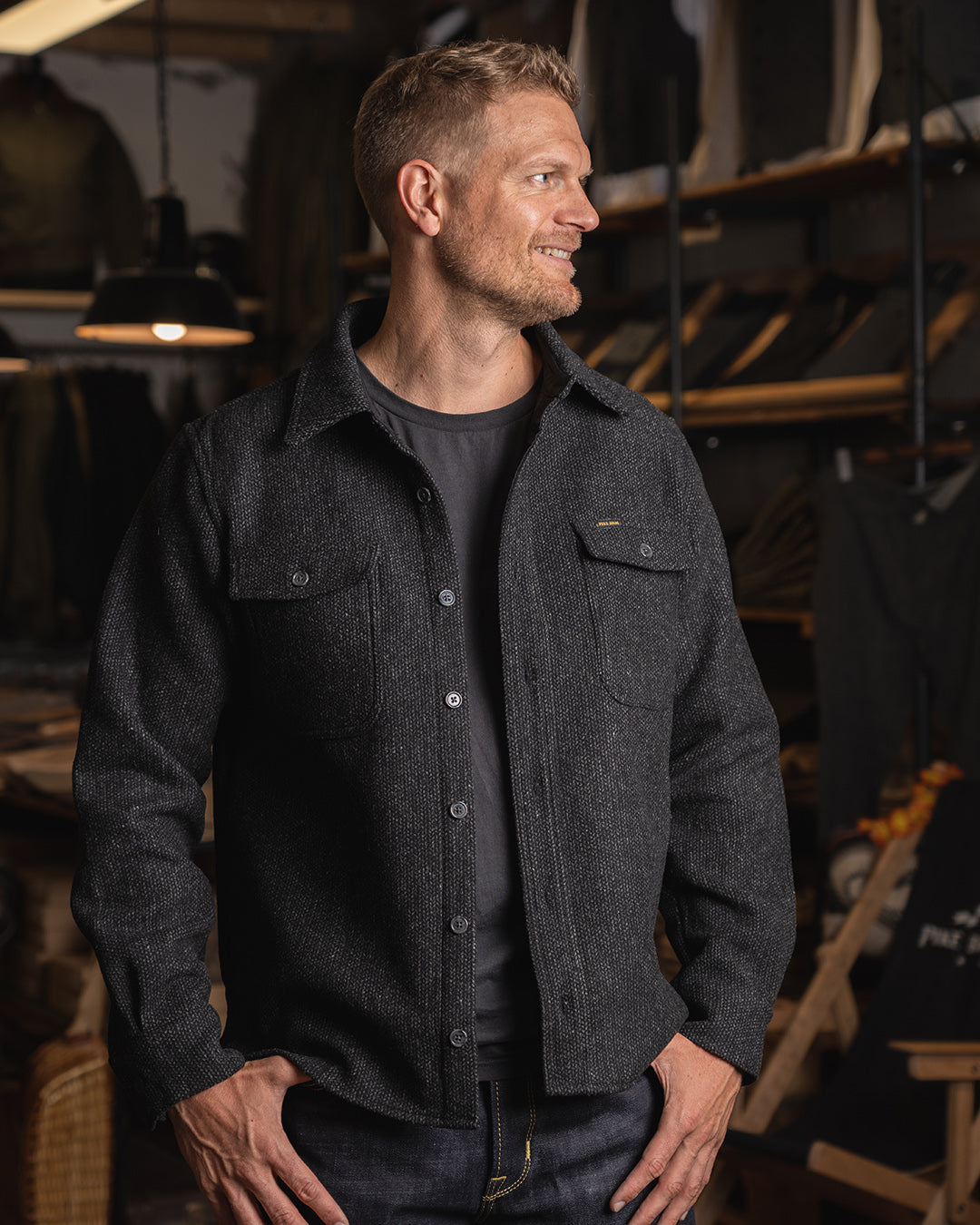 Pike Brothers 1943 CPO Atlanta Shirt Grey