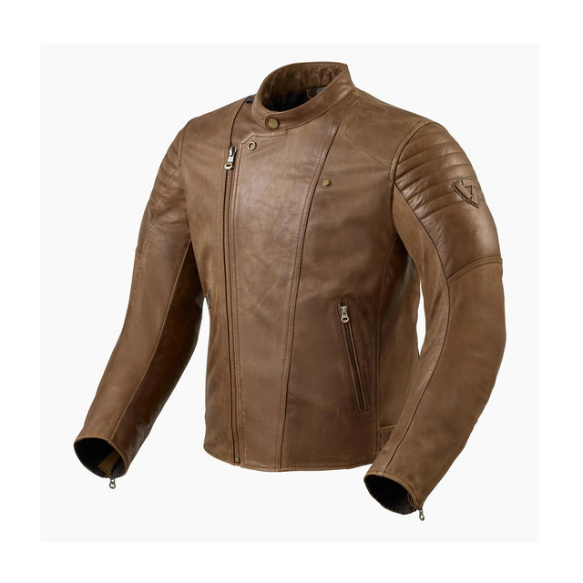 Rev'it Surgent Leather Jacket Brown