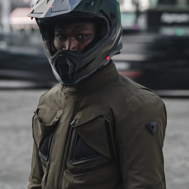 Rev'it Trench 2 GTX Jacket Black/Olive