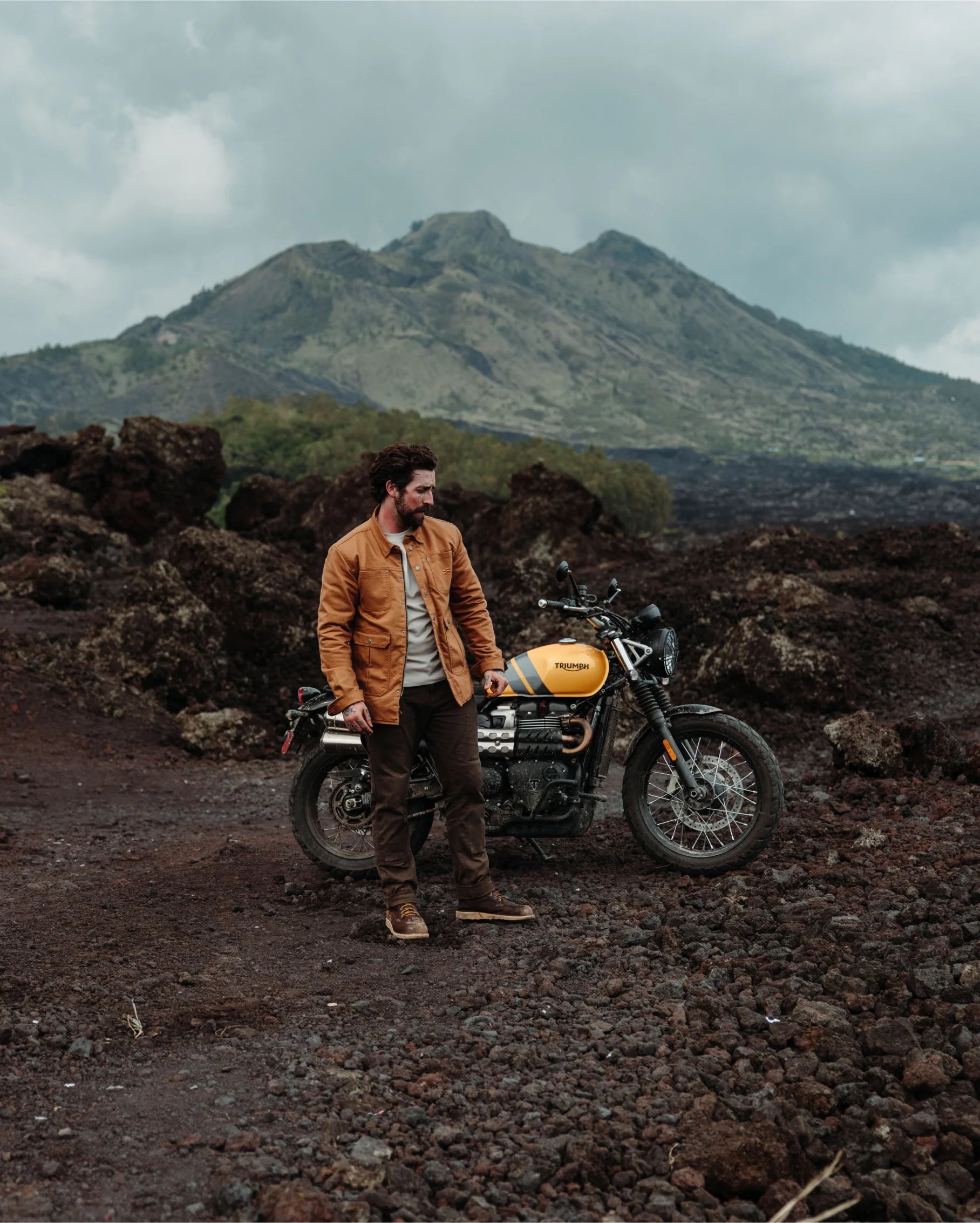 Silk Road Carpenter Motorcycle Pants Brown