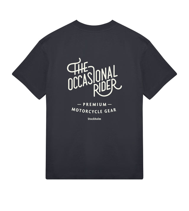 The Occasional Rider Boxy T-shirt Black/Foam