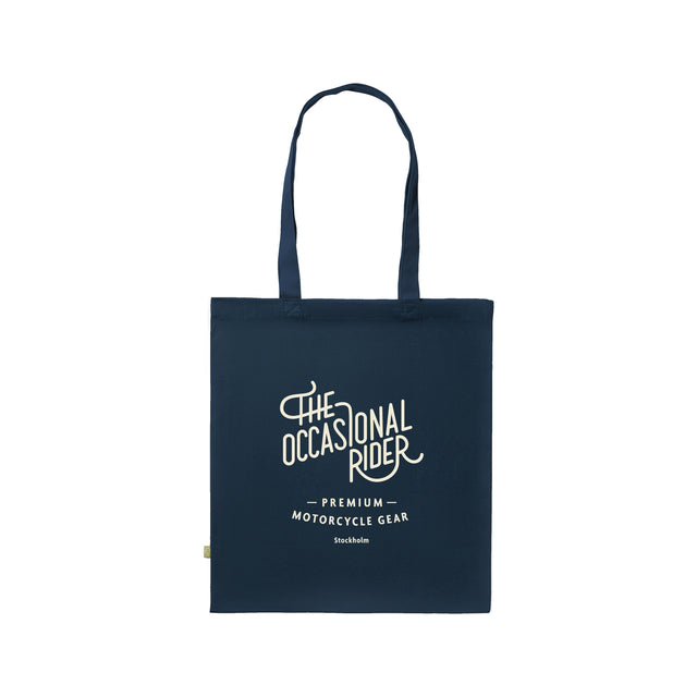 The Occasional Rider Canvas Tote Navy/Cream