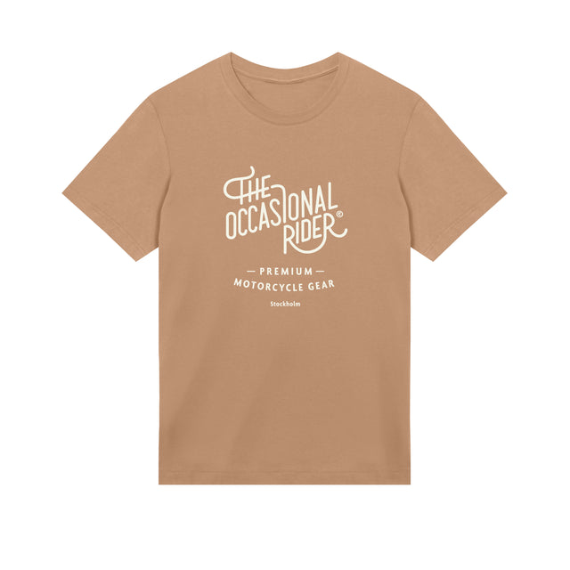 The Occasional Rider Logo T-shirt Sand/Foam