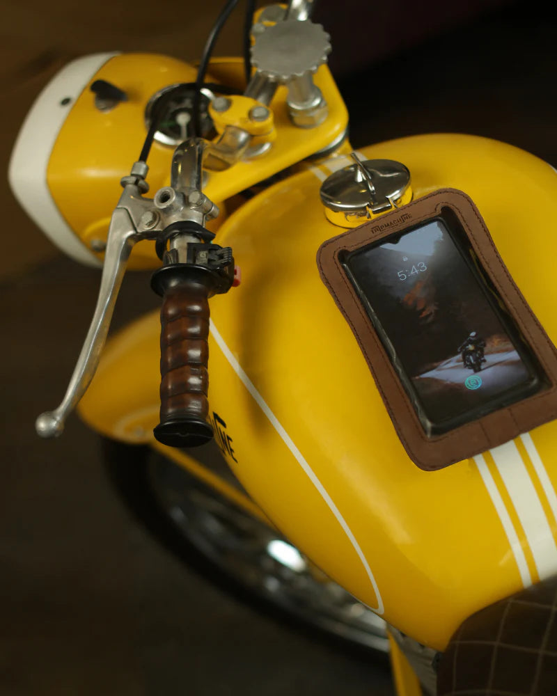 Trip Machine Phone Pouch Tobacco Brown