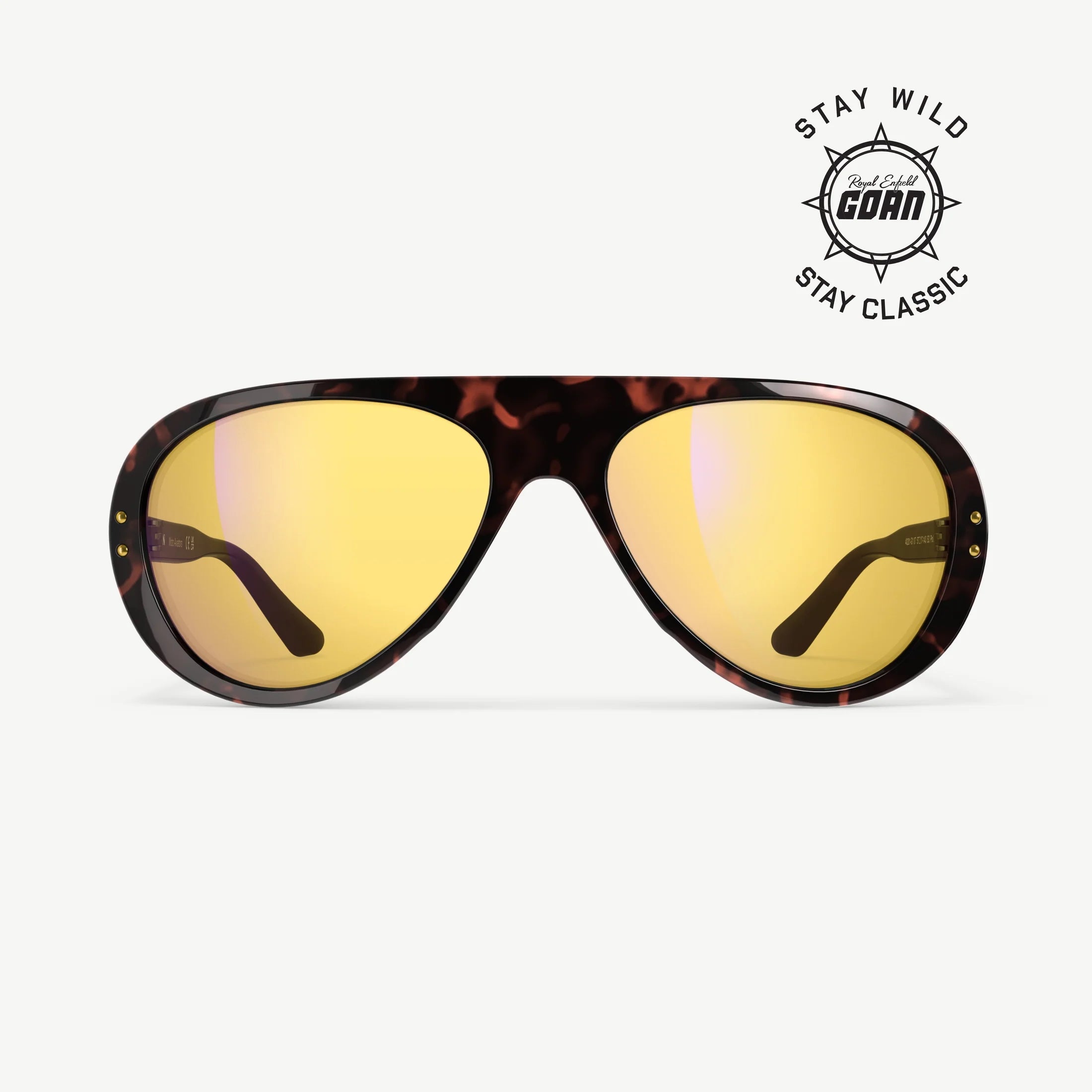 Vallon Moto Aviators Royal Enfield Classic Edition Dark Tortoise/Yellow