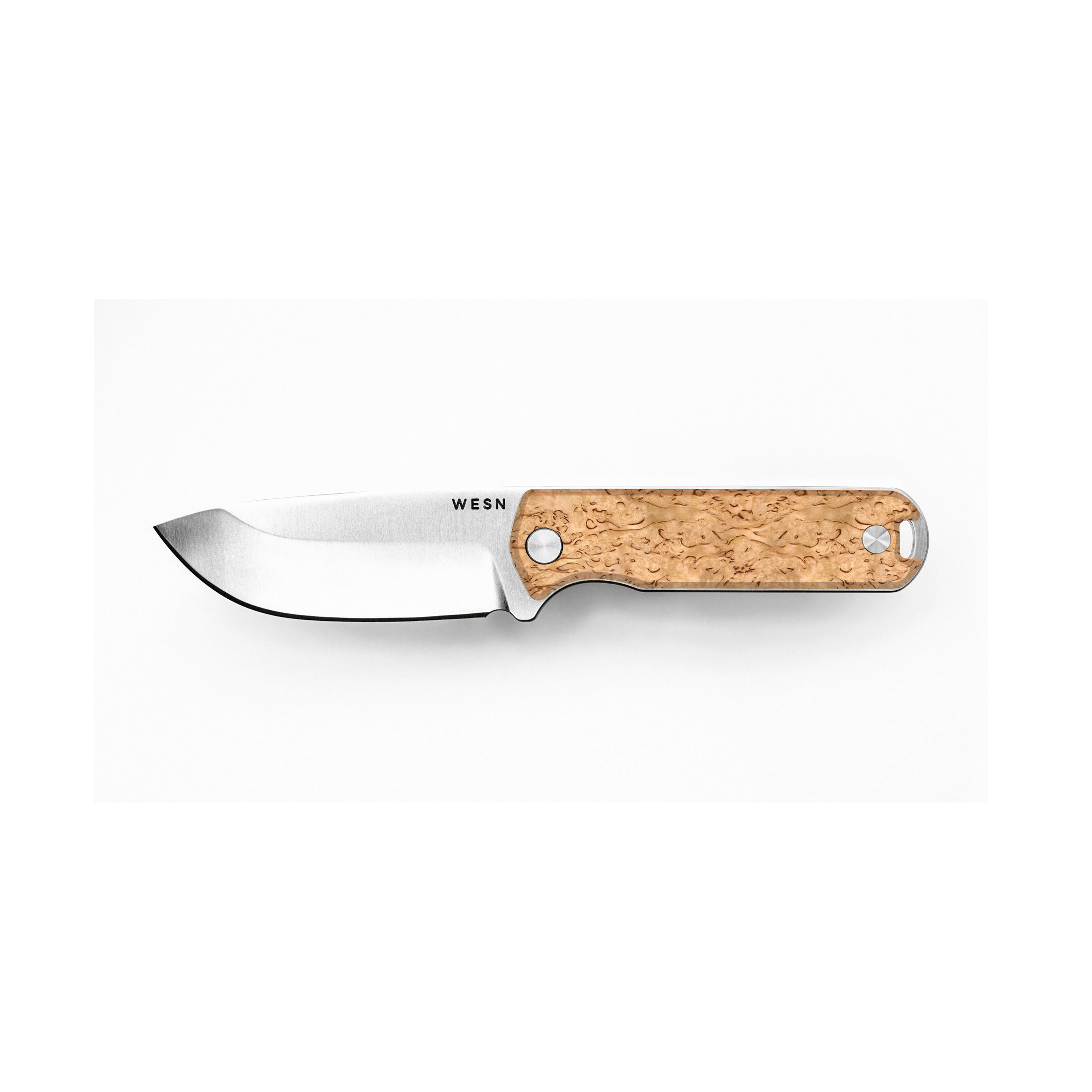 WESN The Bornas Knife Curly Birch