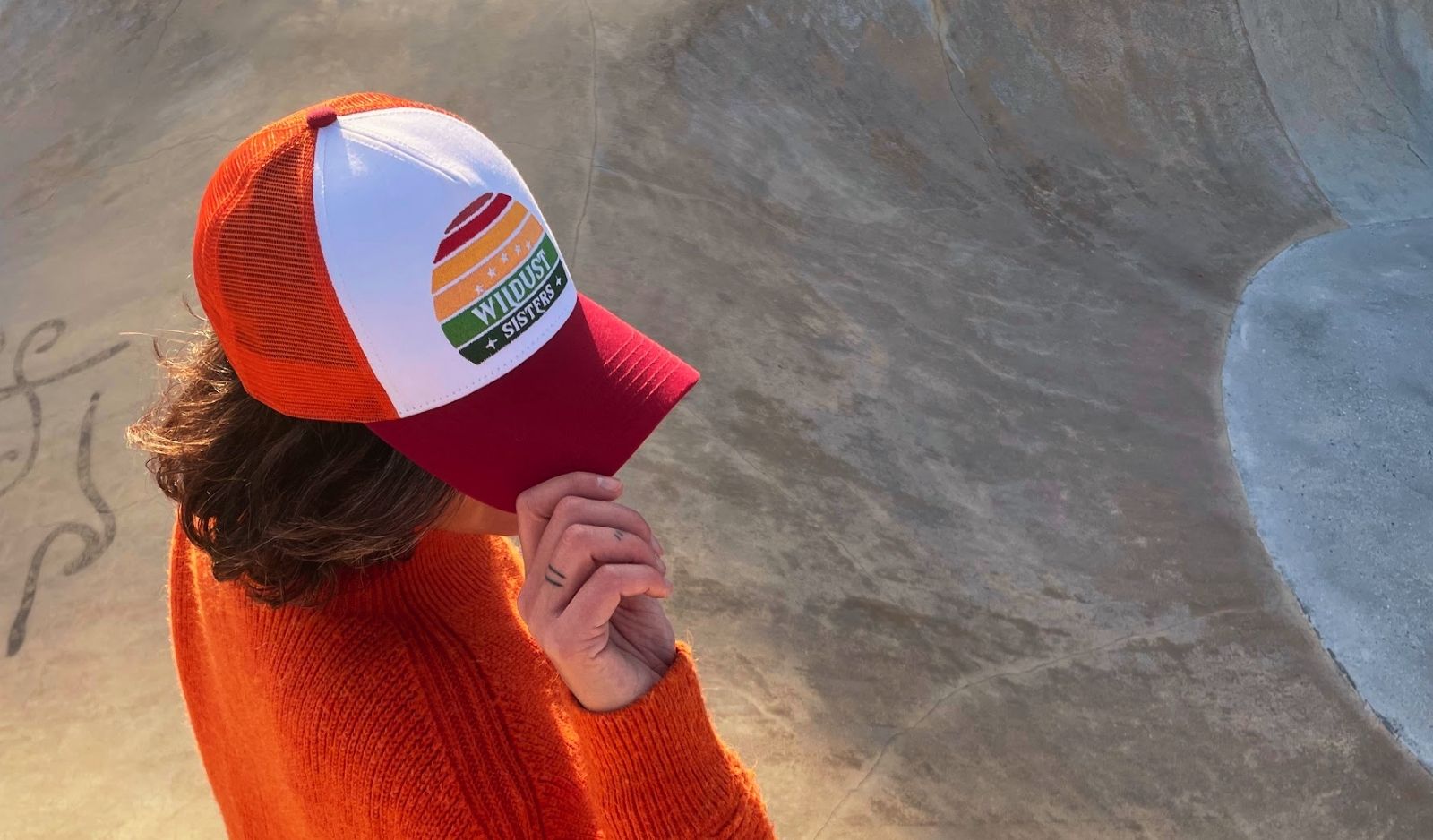 Wildust Sisters Miami Cap White/Orange