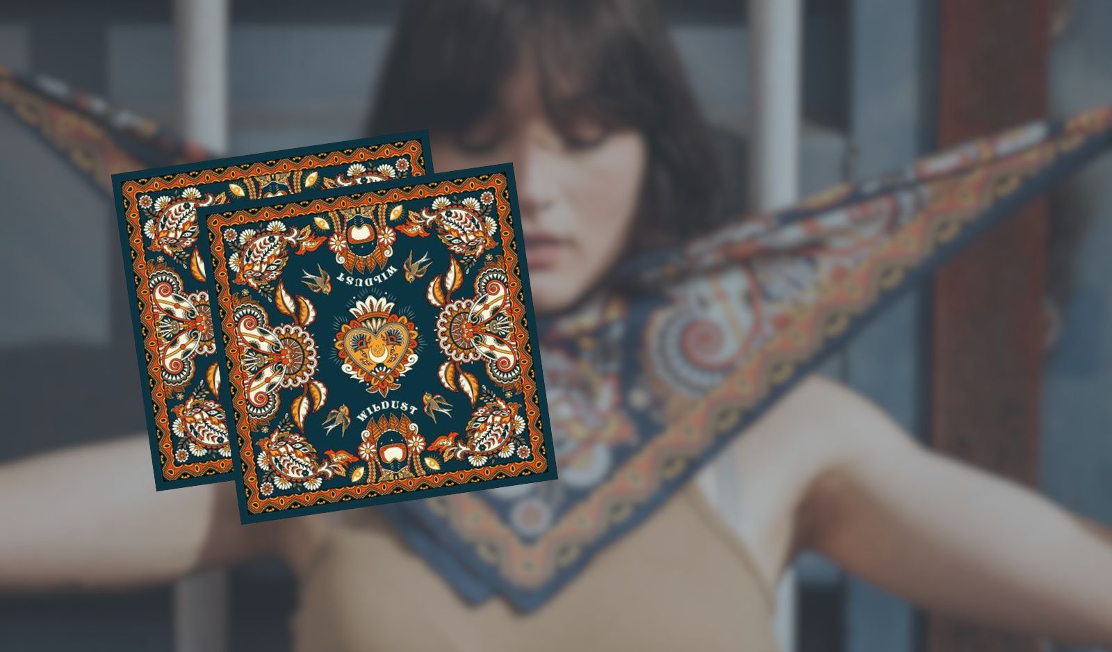 Wildust Sisters Moto Nomad Scarf Burgundy/Cream