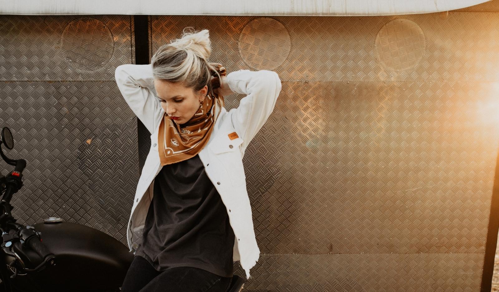 Wildust Sisters Moto Therapy Scarf Camel