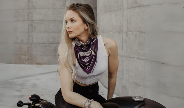 Wildust Sisters Moto Therapy Scarf Purple