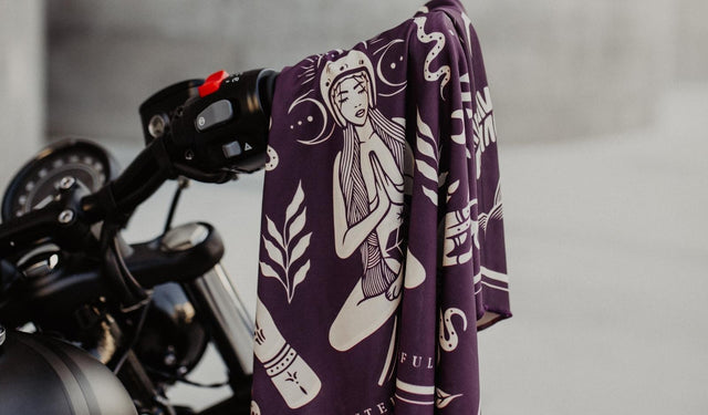 Wildust Sisters Moto Therapy Scarf Purple