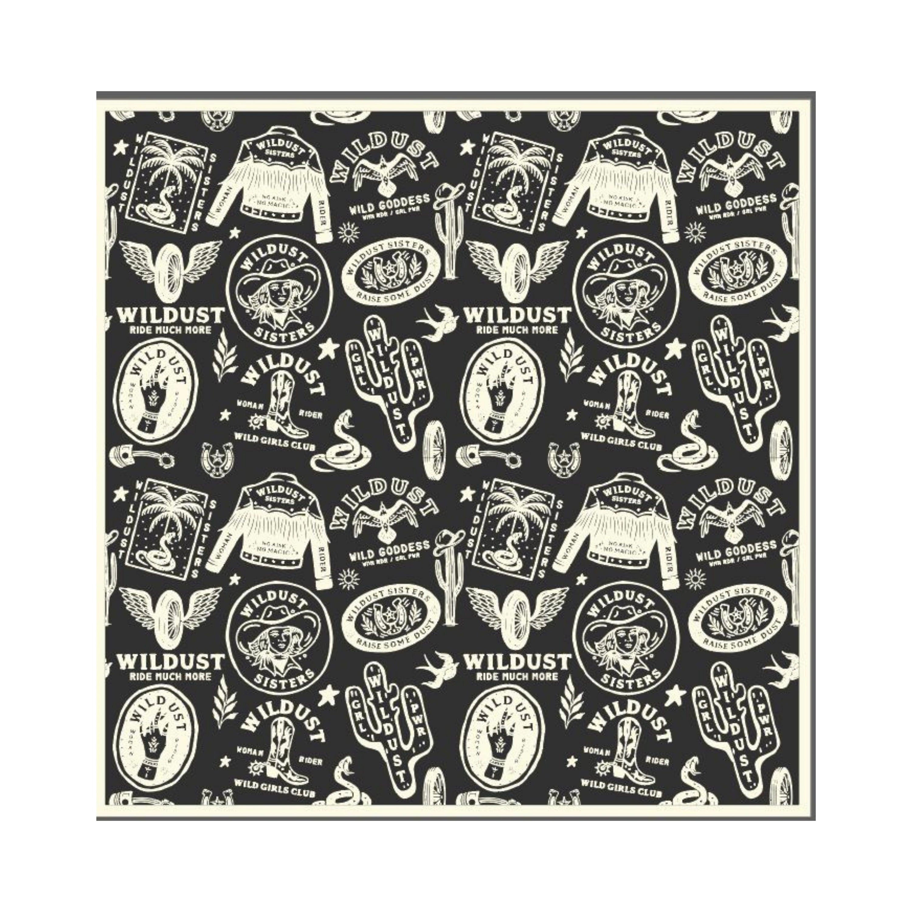 Wildust Sisters Western Moto Scarf Grey
