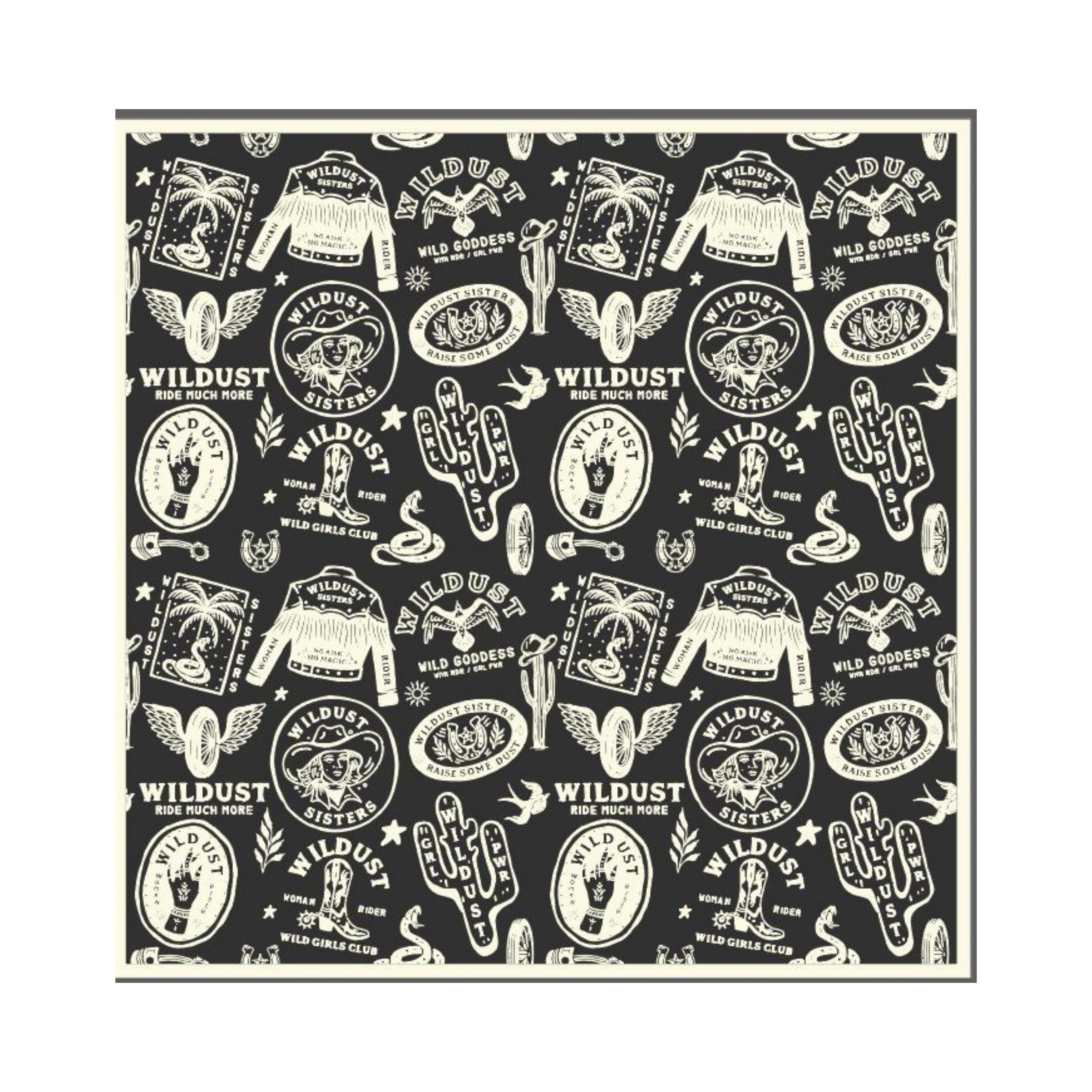 Wildust Sisters Western Moto Scarf Grey