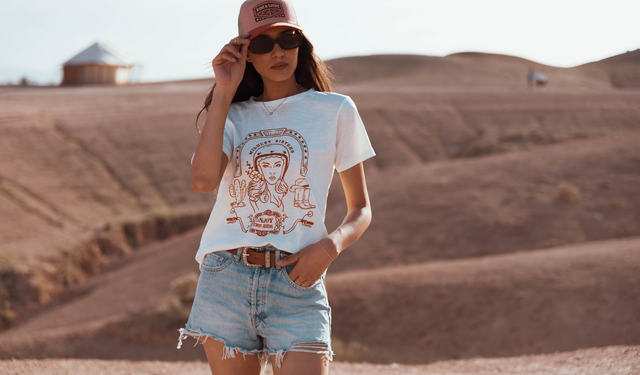 Wildust Sisters Wild West T-shirt White